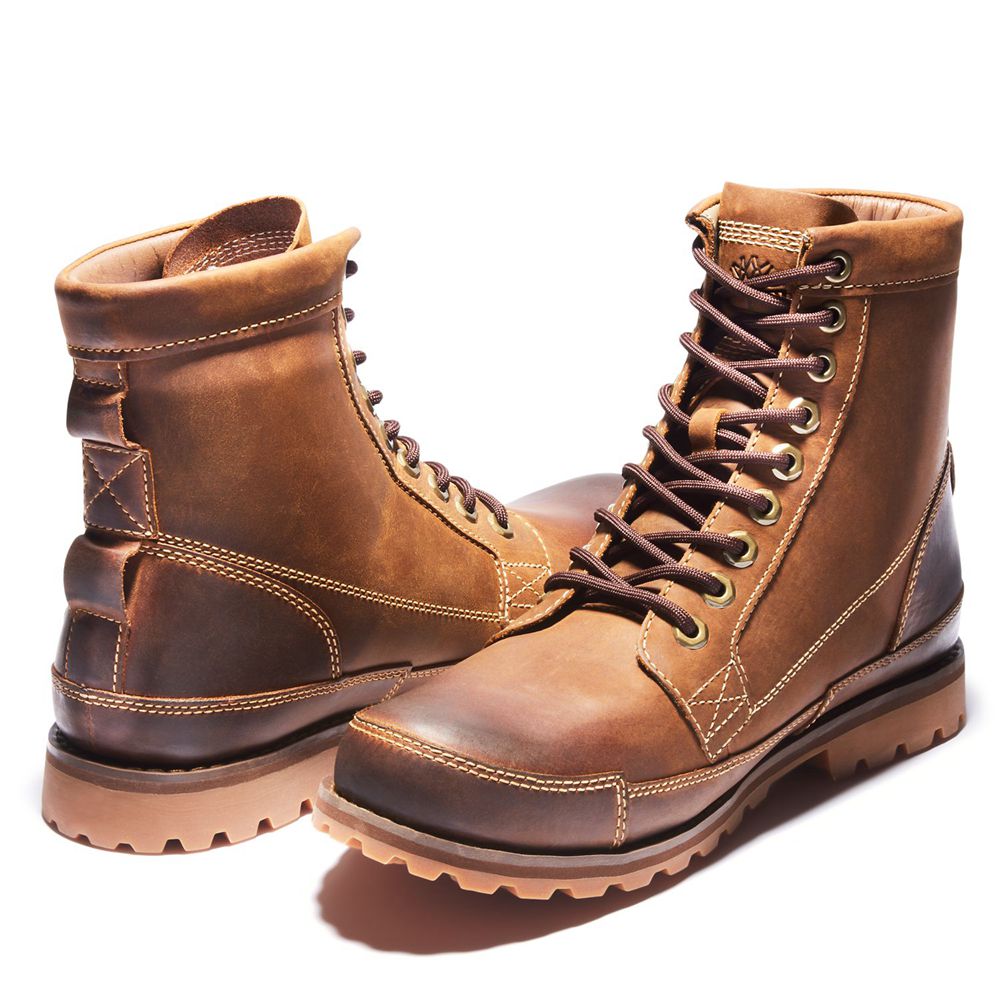 Timberland Mens 6-Inch Boots Earthkeepers® Original - Brown - India FK7926483